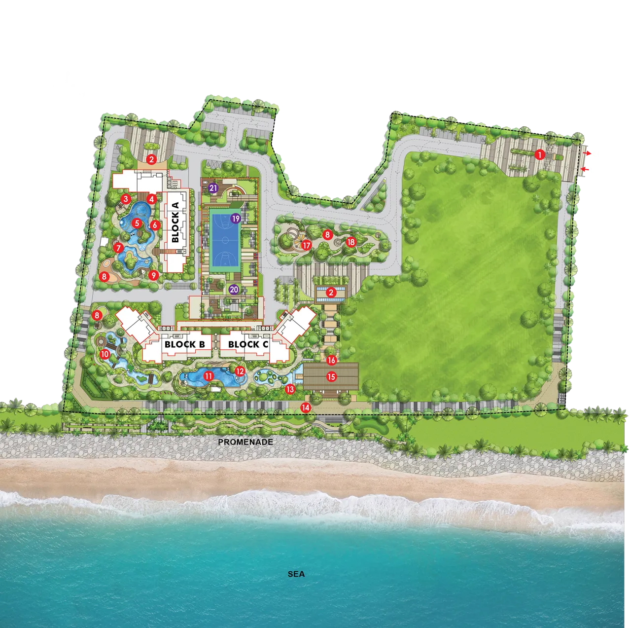 marina residences masterplan