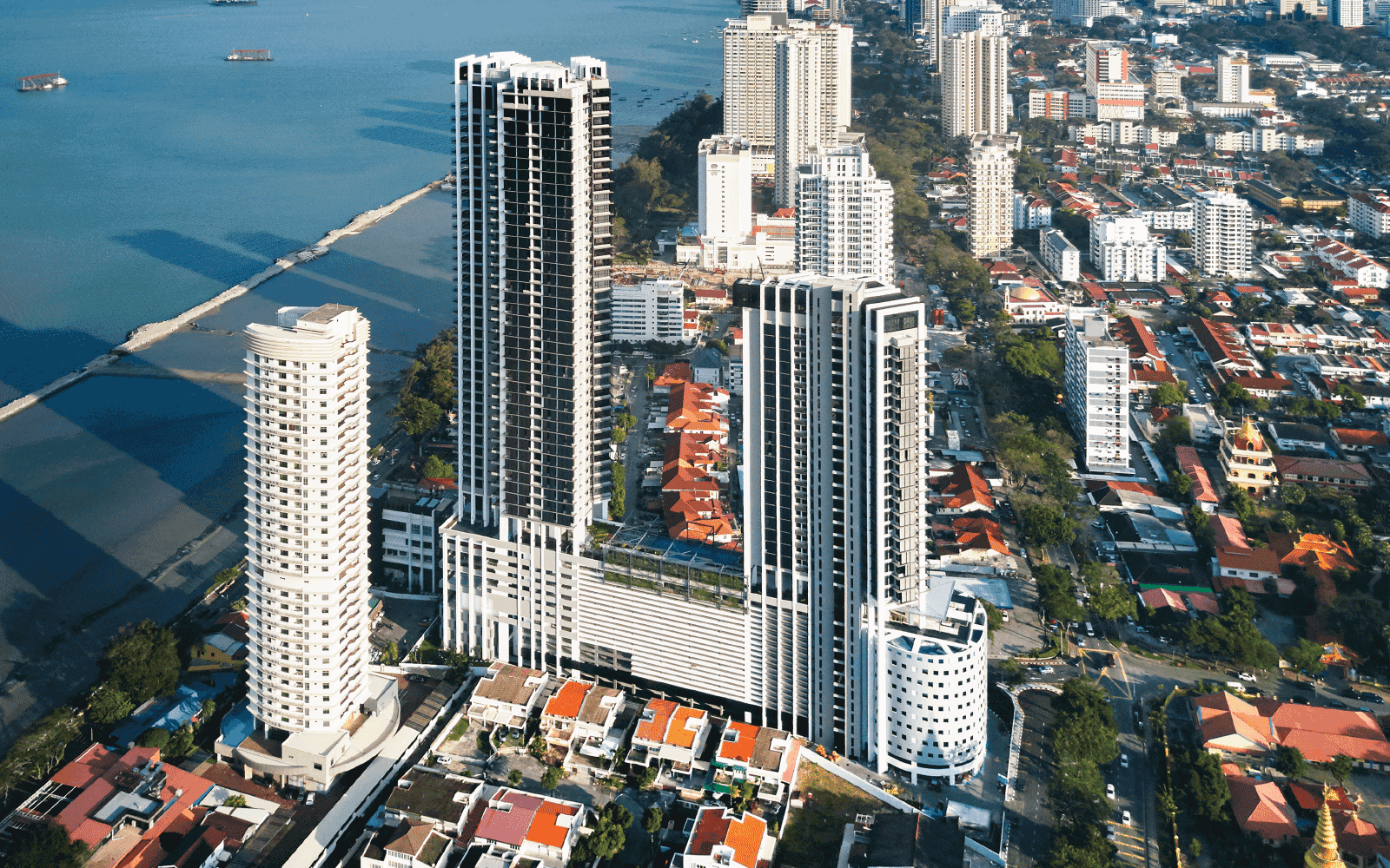 setia v residence building at gurney drive