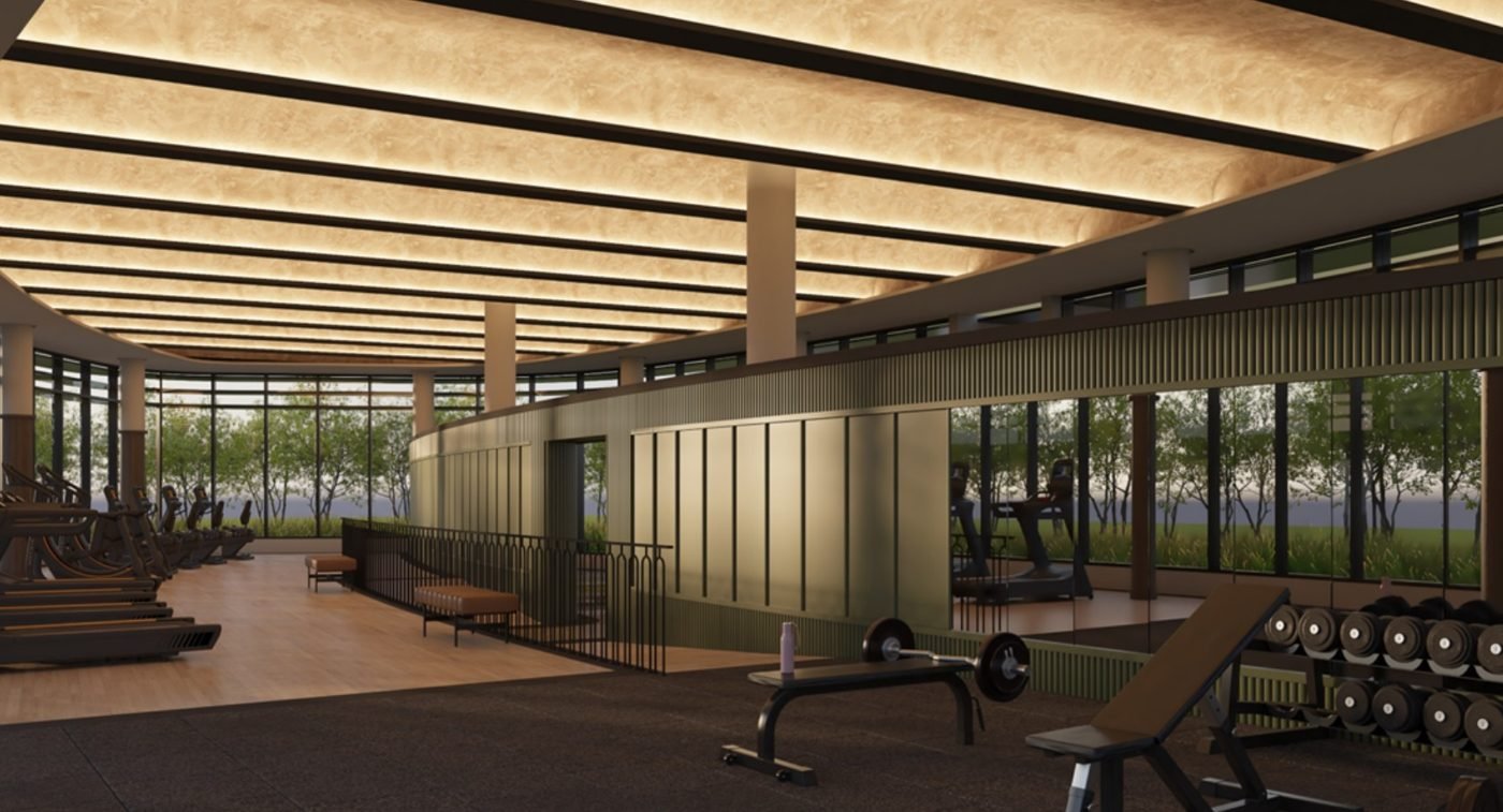 Fitness lab rendering